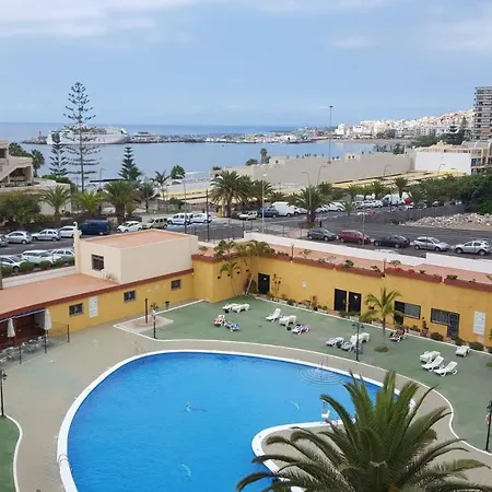 Newly Renovated Vistas Muelle De Cristianos Pier View Free Wifi Lägenhet Arona (Tenerife)